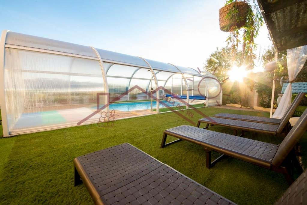Villa Del Sol - Piscina Climatizada Mentrida Exteriör bild